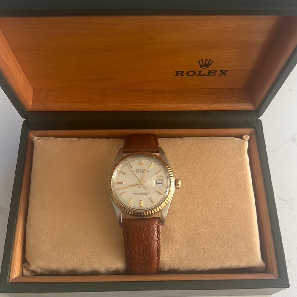 Mens Rolex Oyster Perpetual Datejust in original box and packaging